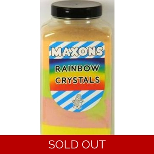 Maxons Original Rainbow Crystals / Sherbet Kali Sweets Full Jar